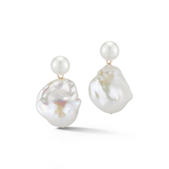 Duality Pearl Drop Earrings