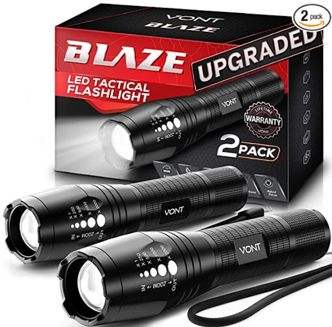Vont LED Tactical Flashlight (2-Pack)