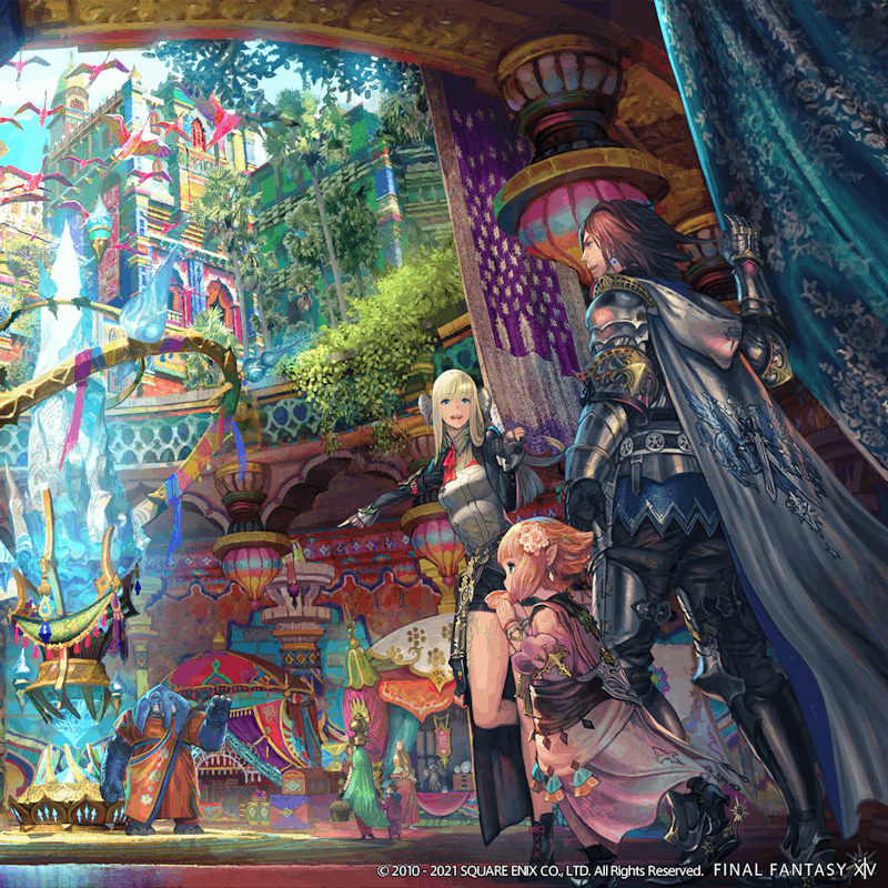 key art of Radz-at-Han from Final Fantasy 14 Endwalker