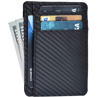 Clifton Heritage RFID Leather Card Holder Wallet