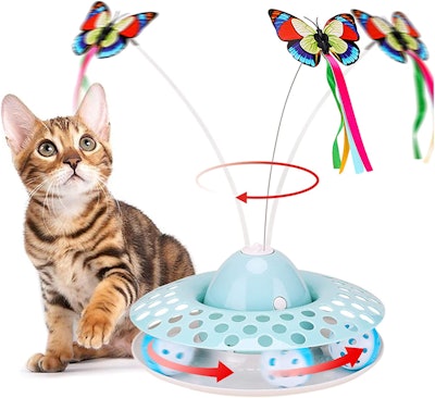 Pawzone Automated Butterfly Toy