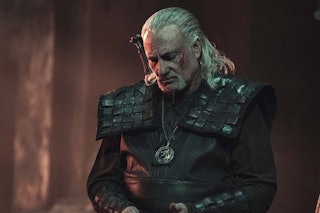 Kim Bodnia plays Geralt’s mentor Vesemir in The Witcher Season 2.