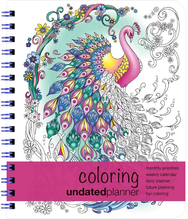 Action Publishing Undated Coloring Planner