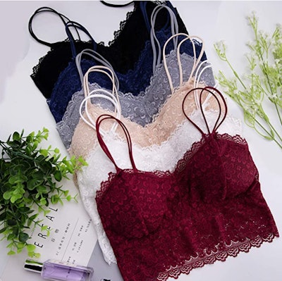 Duufin Bralettes with Removable Straps (Set of 6)