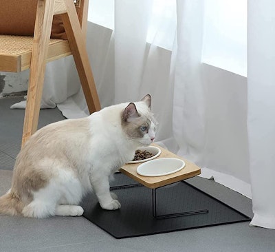 FUKUMARU Elevated Cat Bowls
