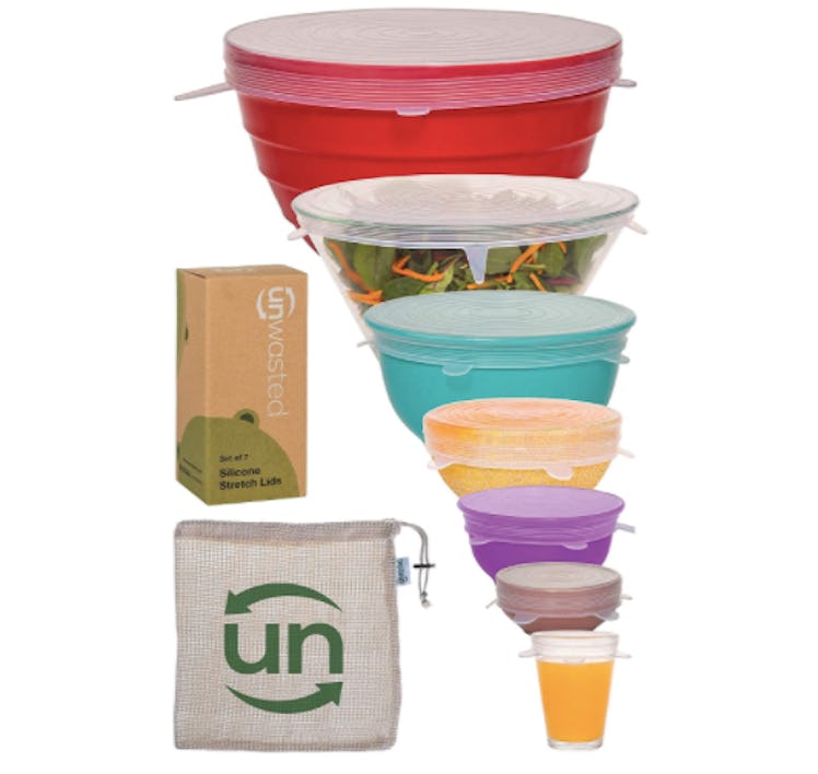 unwasted Silicone Stretch Lids (Set of 7)