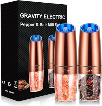 Sweet Alice Gravity Electric Pepper and Salt Grinder Set