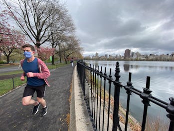 jogging, New York City