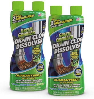 Green Gobbler Liquid Hair & Grease Clog Remover (2-Pack)