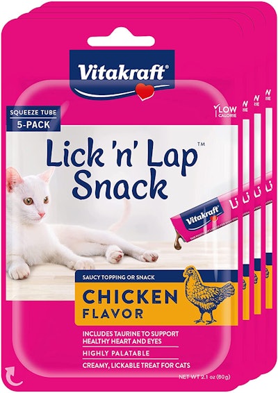 Vitakraft Lick 'n Lap Creamy Treats (20-Pack)