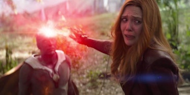 Wanda killing Vision in Avengers: Infinity War