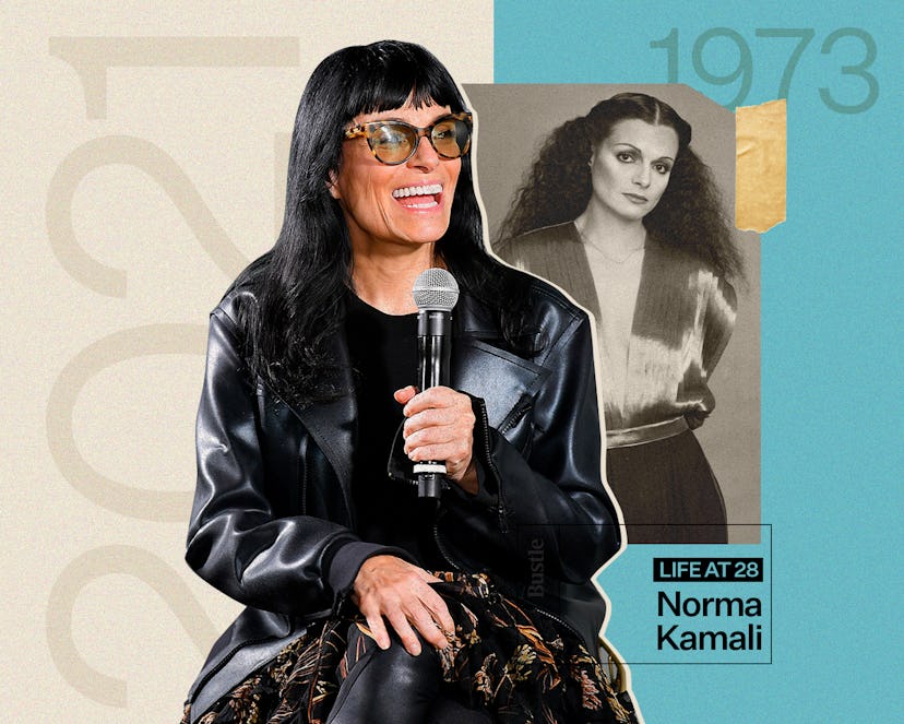 Norma Kamali, designer and now author, remembers where she was at 28.