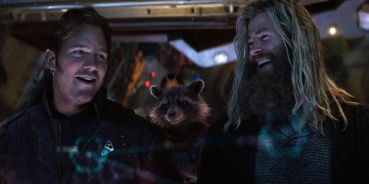 Chris Pratt and Chris Hemsworth in Avengers: Endgame