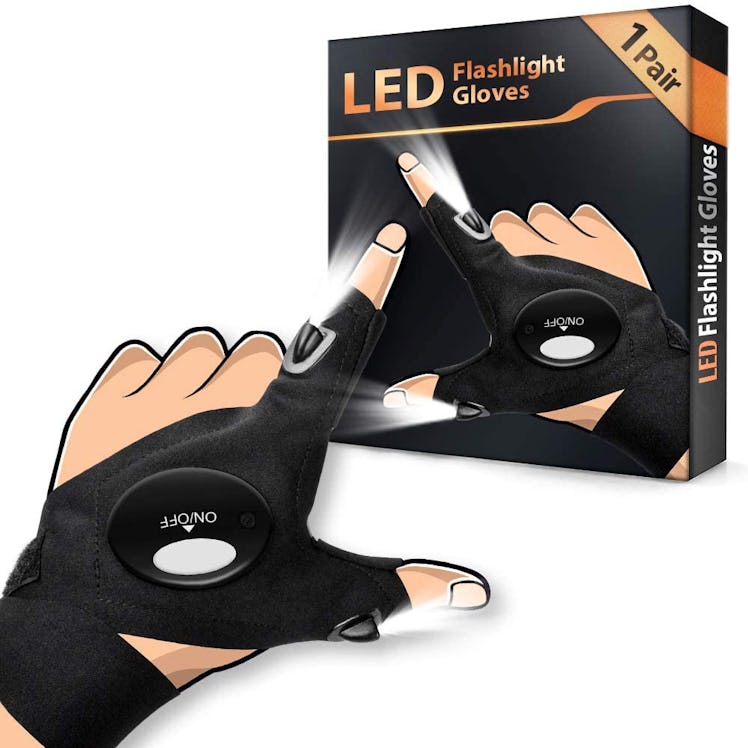 HANPURE LED Flashlight Gloves