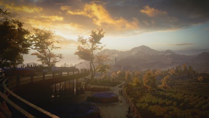 the landscape of Mendoza in Hitman 3