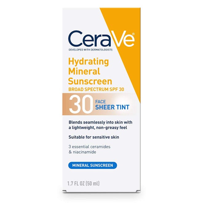 CeraVe Hydrating Mineral Sunscreen Broad Spectrum SPF 30