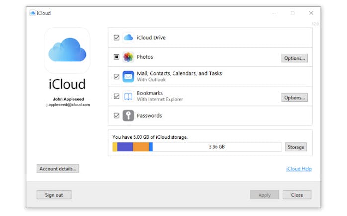 iCloud Passwords Google Chrome Web Store screenshot