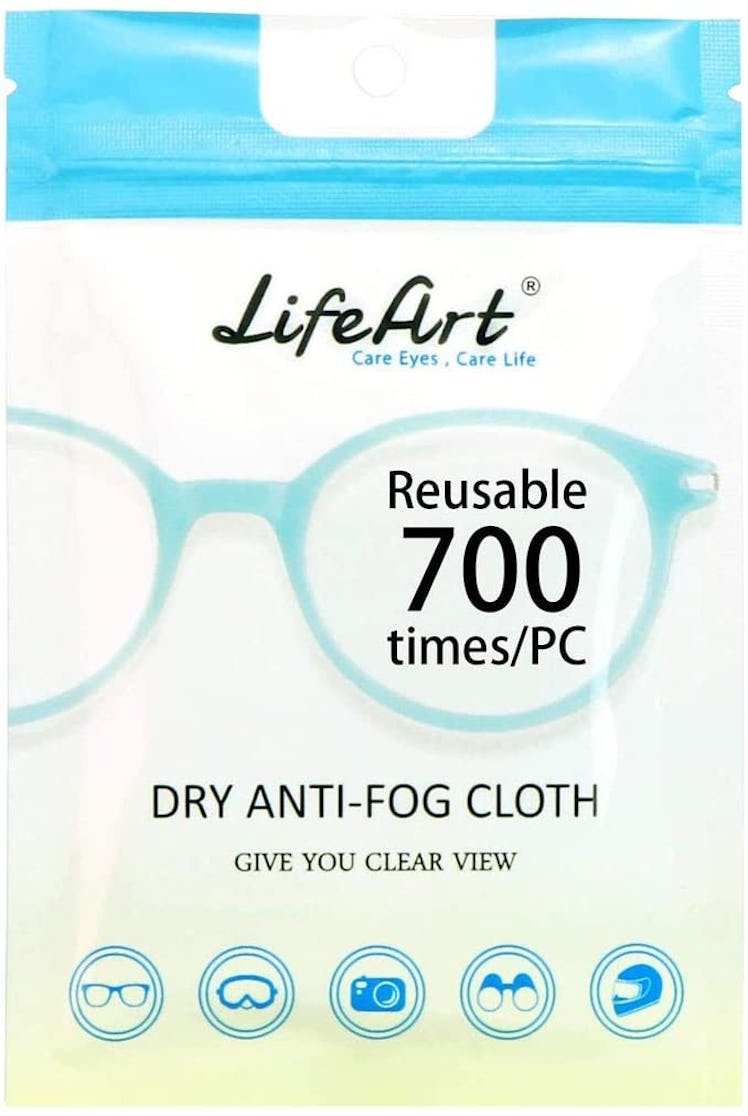LifeArt Eyeglasses Anti-Fog Cleaning Cloths (5-Pack)