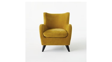 Amber Mustard Suede Chair