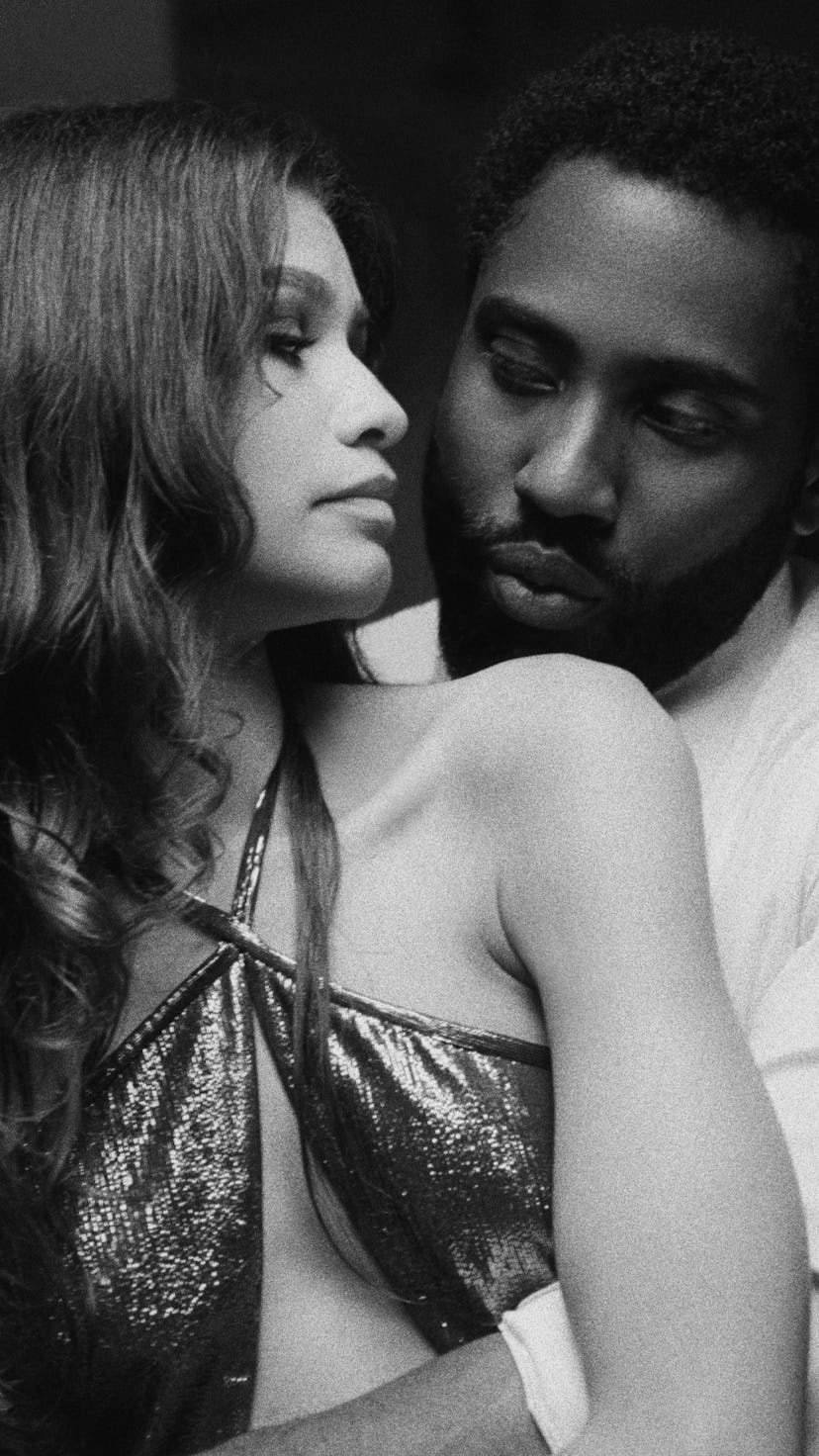 Zendaya and John David Washington in 'Malcolm & Marie,' via the Netflix press site.