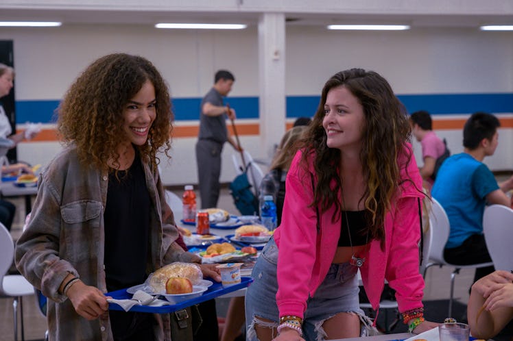 ANTONIA GENTRY as GINNY and SARA WAISGLASS as MAXINE in Netflix's 'Ginny & Georgia'