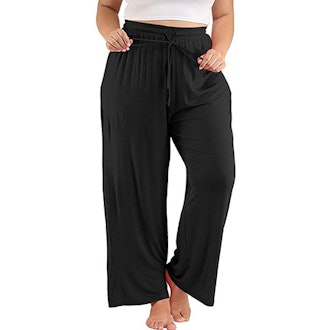 Allegrace Plus Size Drawstring Sleep Pants