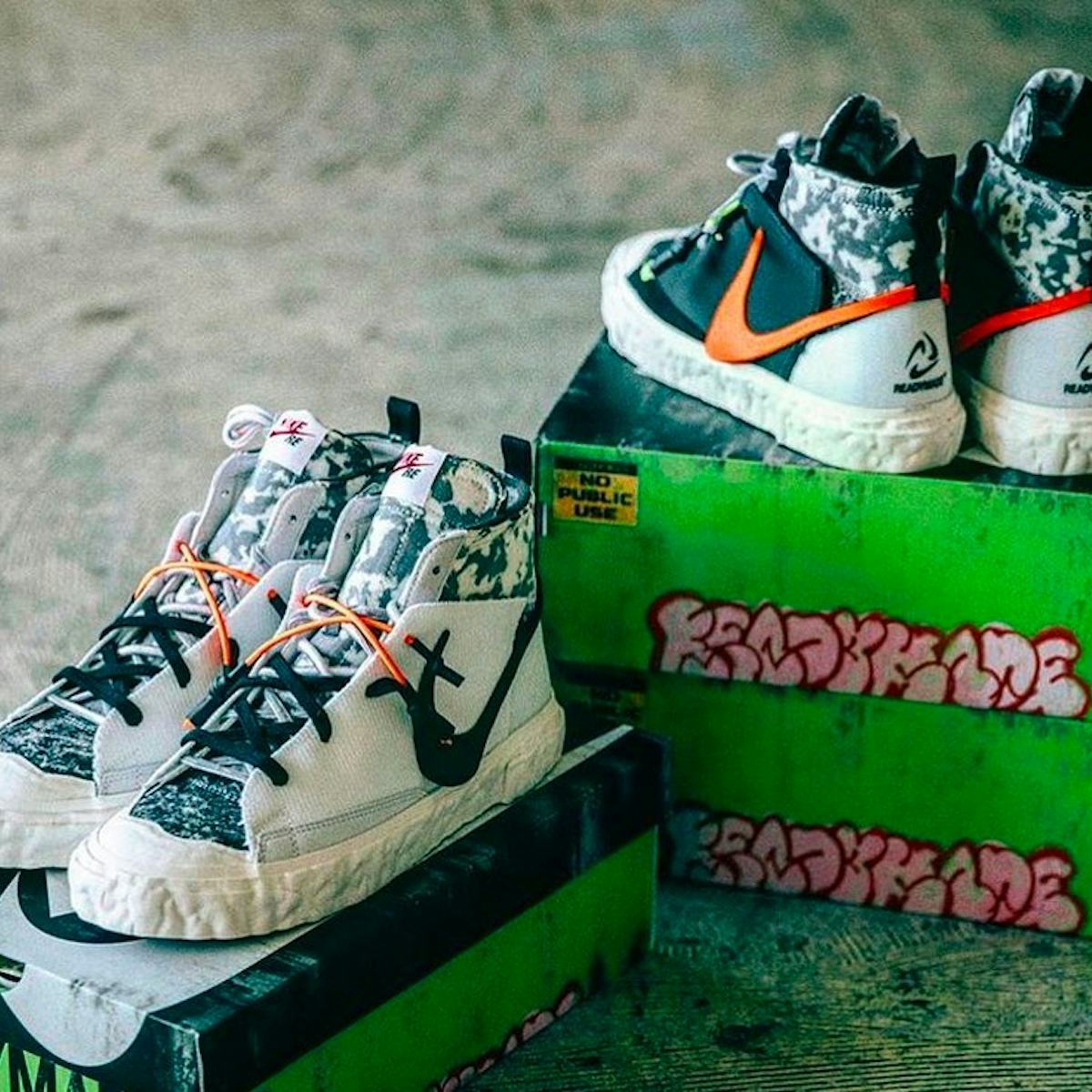 Nike's trippy, Travis Scott-approved ReadyMade Blazer sneaker is coming soon