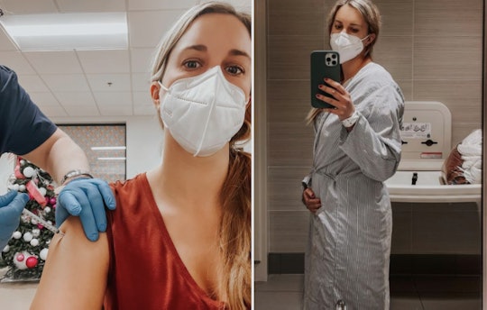 Anti-vaxxers falsely claimed a miscarriage Dr. Michelle Rockwell suffered three weeks before obtaini...