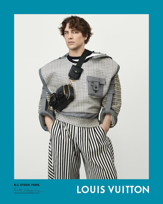 Cody Fern stars in Louis Vuitton's spring/summer 2021 campaign.