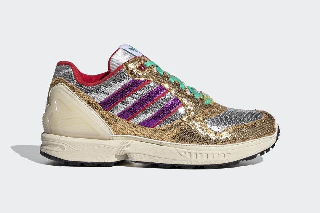 Adidas' sparkly ZX 6000 shoe might be the one for your next '90s party