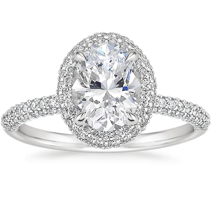 Valencia Halo Diamond Engagement Ring