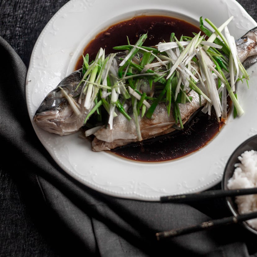 steamed fish lunar new year dishes