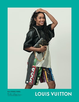 Laura Harrier stars in Louis Vuitton's spring/summer 2021 campaign.