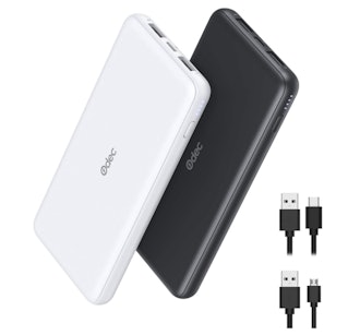 Miady Ultra Slim Portable Charger (2-Pack)