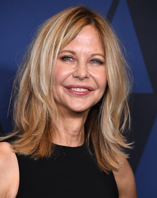 Meg Ryan straight hair with flipped ends