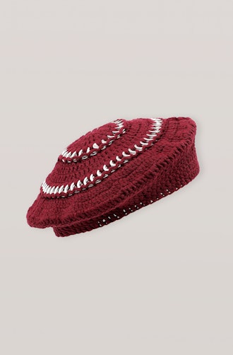 Cotton Knit Beret