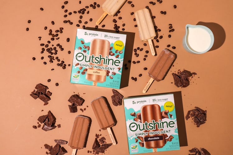 Outshine released a new dairy-based line of frozen treats, including a coffee flavor with 20 grams o...