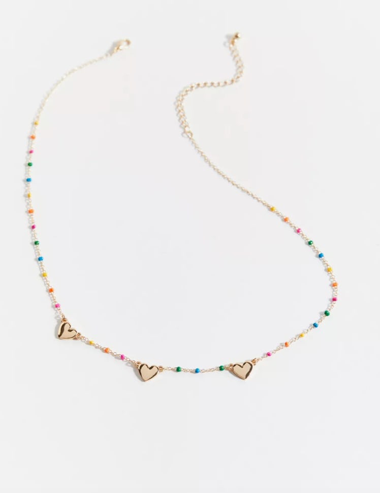 Ava Delicate Heart Charm Necklace