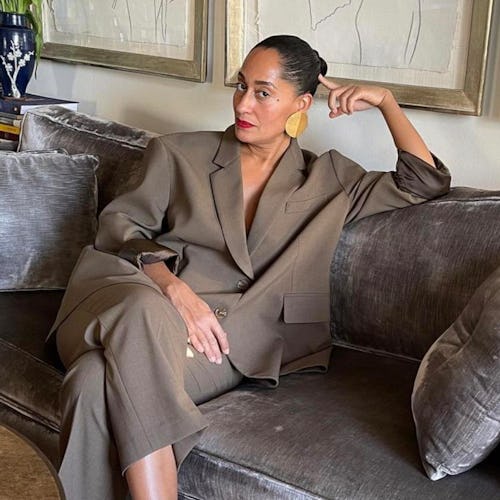Tracee Ellis Ross posted a photo of herself to Instagram on Jan. 19, 2021.