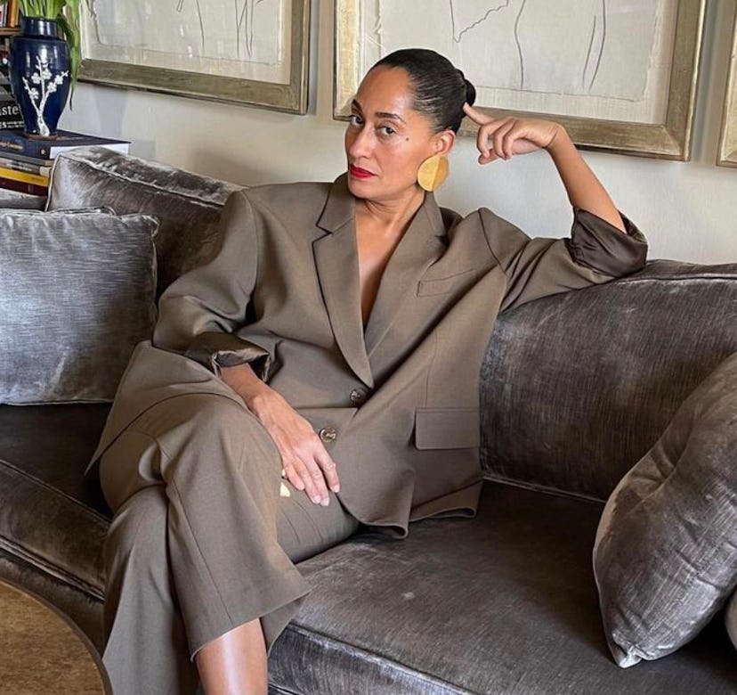 Tracee Ellis Ross posted a photo of herself to Instagram on Jan. 19, 2021.