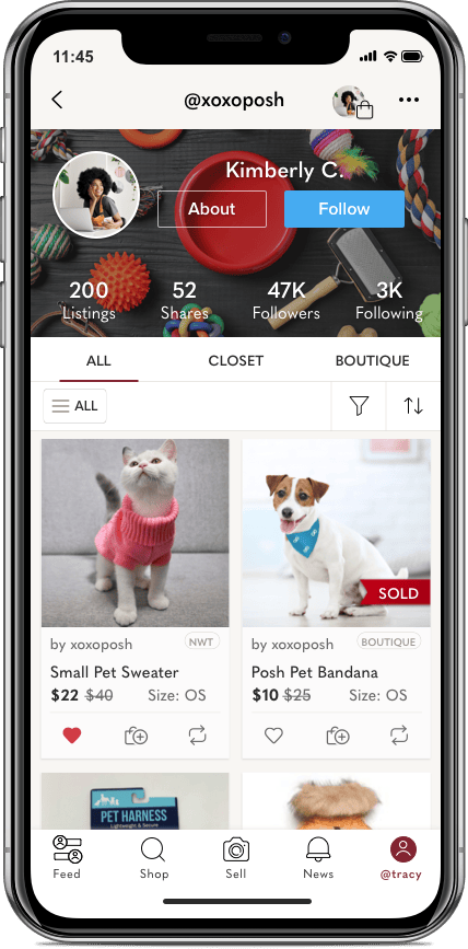 Poshmark Adds Animals Group For Secondhand Shopping