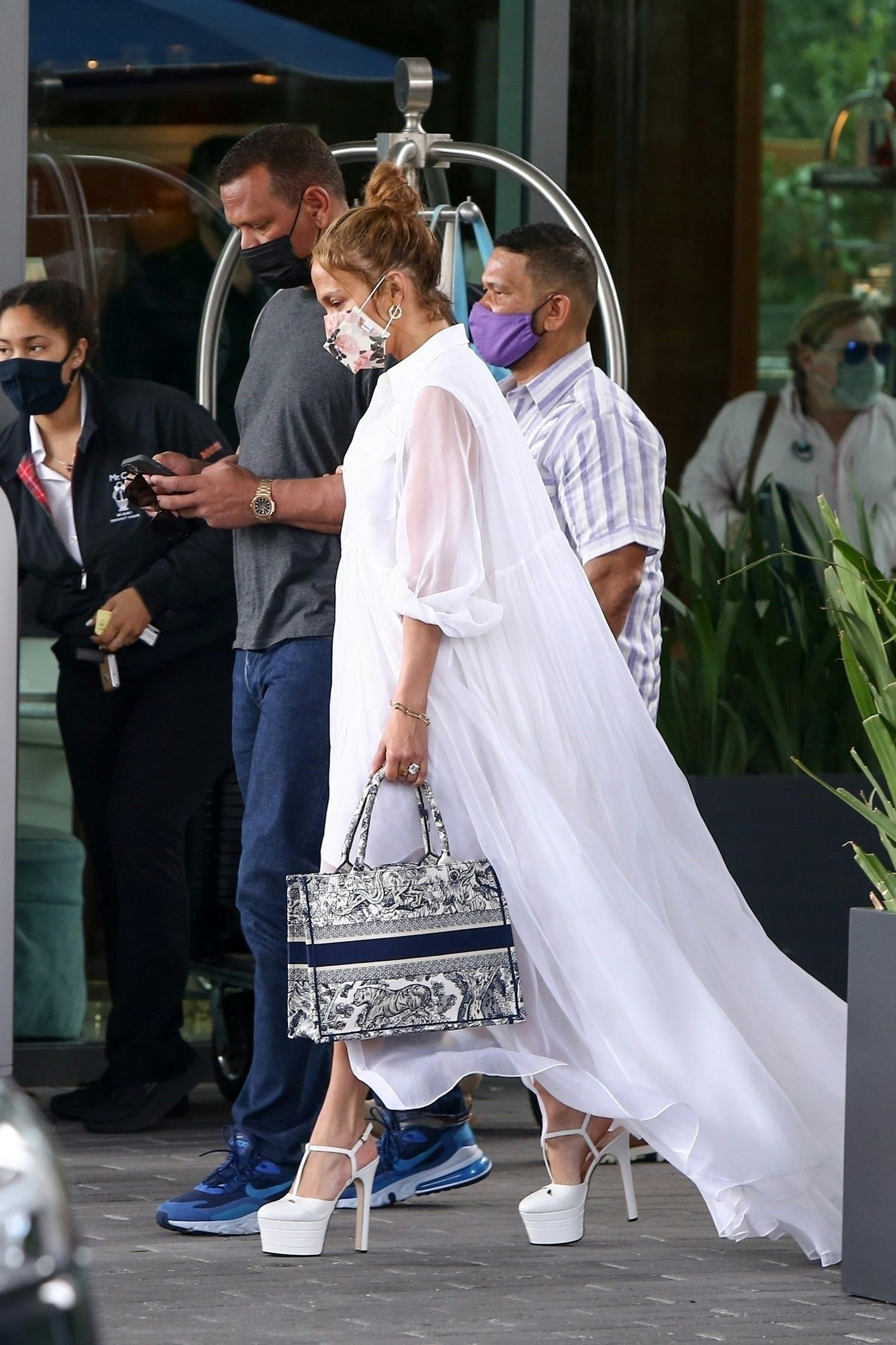 Jlo on sale white sneakers