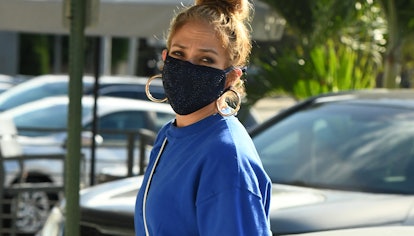 Jennifer Lopez is seen on December 23, 2020 in Miami, Florida. 