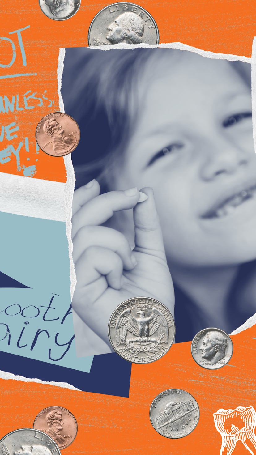 Young kid with a tooth