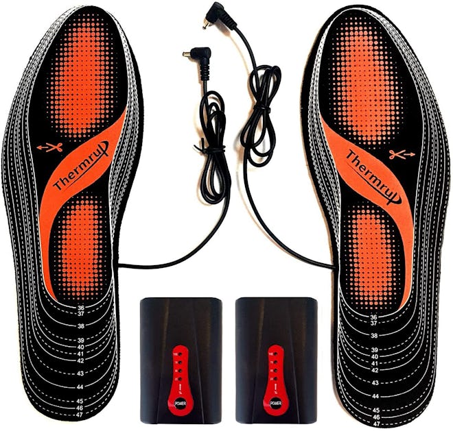 If you're looking for ski boot heaters, consider these battery-powered insoles that provide heel-to-...