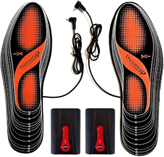 If you're looking for ski boot heaters, consider these battery-powered insoles that provide heel-to-...