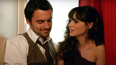 New Girl Nick & Jess in photo booth