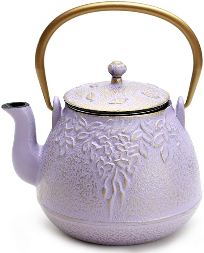 TOPTIER Japanese Cast Iron Tea Kettle, 32 oz.