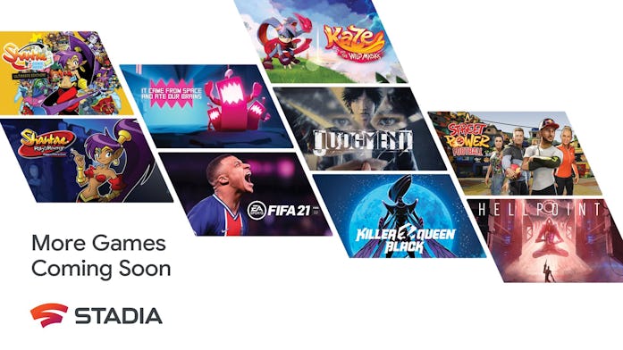 Stadia's forthcoming nine new games