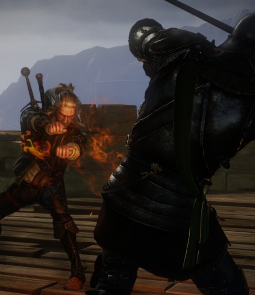 Screenshot from 'The Witcher' video game. 